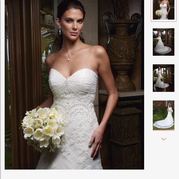 Casablanca wedding gown 1914 MAKE ANY OFFER - Picture 8 of 8